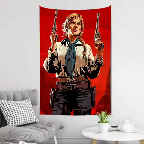 Rdr2 Sadie Adler Tapestry Room Decor Wall Cloth Party Hanging Background Room Decor Baby Room