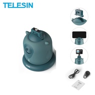 TELESIN AI Auto Face Tracking Smart Shooting Gimbal Stabilizer 360 Rotation Vlog Live Video Phone Holder For Gopro Iphone Xiaomi