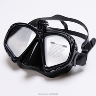 Joymaysun หน้ากากดำน้ำกล้องใต้น้ำมืออาชีพสำหรับใส่แว่นตาดำน้ำอุปกรณ์กล้องถ่ายรูปว่ายน้ำ