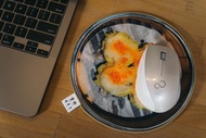 JS010~ 蟹籽燒賣皇毛巾Mouse Pad