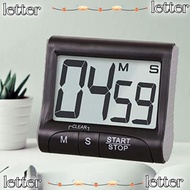 LETTER Cooking Baking Timer, Multifunctional Simple Style LCD Digital Timer, Useful Big Screen Witho