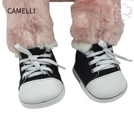 CAMELLI Toy Shoes, DIY 8.5cm Doll Doll Shoes, Mini Sports Shoes Shoelaces Doll Accessories Doll Canv
