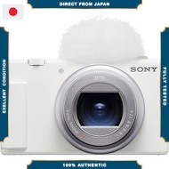 【Excellent】 SONY VLOGCAM Compact Digital Camera ZV-1II Body with Windscreen, 18-50mm F1.8-4.0 Zoom L