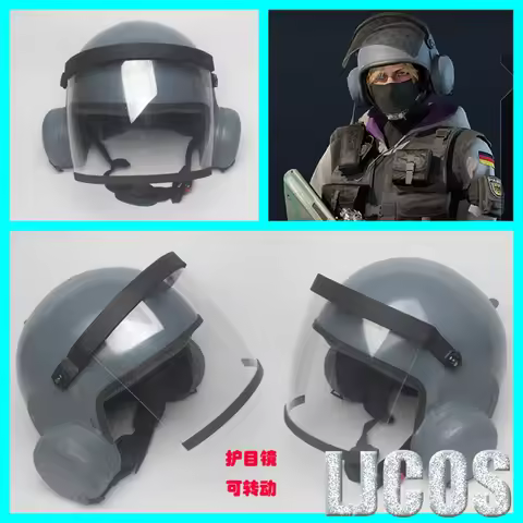 Game Rainbow Six Siege IQ Monika Weiss Helmet Cosplay Replica Prop for Halloween Christmas Comic Sho