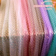 CHIC Sequin Mesh Fabric, Mesh Texture Grid Sequin Fabric