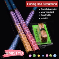 UMISTYDREAMUM9U Racket Grip Tape, Thickened Anti Slip Fishing Rod Sweatband, Badminton Tennis Racket