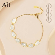 AIF | Lucky Jade Silver Bracelet