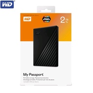 WD External Harddisk 2TB ฮาร์ดดิสก์แบบพกพา My Passport, USB 3.0 External HDD 2.5" (WDBYVG0020BBK-WESN) สีดำ ประกัน 3ปี 2 TB