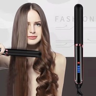 [Hot On Sale] Hair Iron Flat 2-In-1 Ceramic Coating Hair Straightener Comb Hair Curler Beauty Care Iron Healthy Beauty Curling Irons Flat Iron