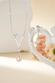 珍珠豎琴項鏈 Harmony Pearls