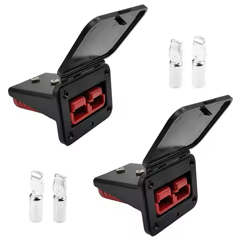 Professional Tool 2PCS Plug Mounting Panel With Dust Cover, Panel Base With Dust Cover,Compatible Wi