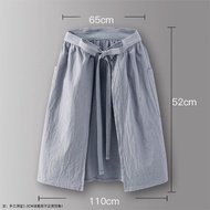Store Manager Recommended✨Half-Length Apron Wear-Resistant Pure Cotton Coffee Shop Kitchen Household