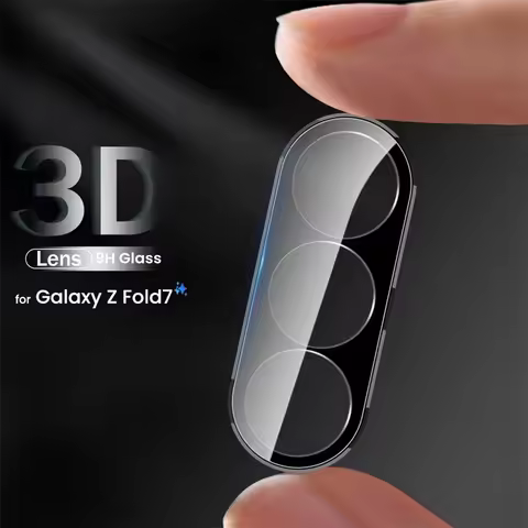 Z Fold 7 8 Ultra 3-1Pcs 3D Tempered Glass Curved Back Camera Protector for Samsung Galaxy Z Fold7 Fo
