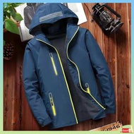 jacket waterproof motorcycle jacket waterproof Jaket tebal baldu untuk lelaki dan wanita jaket berlapis kapas tahan angin dan kalis air