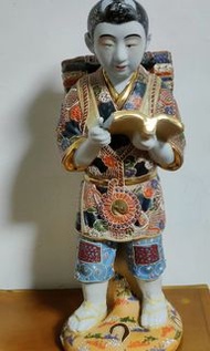 陶瓷金次郎二宮娃娃九谷金畫
