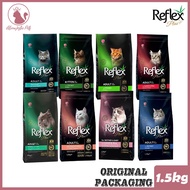 [Original Packing 1.5kg] Reflex Plus Cat Dry Food Makanan Kucing Chicken / Salmon / Lamb & Rice