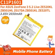 High Quality C11P1601 Replacement Phone Battery 3.85V 2650mAh For ASUS ZenFone 3 5.2 Live ZE520KL ZB
