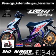 Striping CarburetorBEAT 2008 2009 2010 2011 2012 (El346) Sticker Variations Motorcycle Scotlite Stic