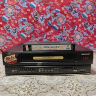 VHS SHARP M8 tape VCR player/electricity 220v