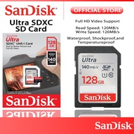 Sandisk Ultra SD Card UHS-I Class 10 120Mb/s 140Mb/s SDSDUN4 SDSDUNB Full Capacity 16GB To 128GB For
