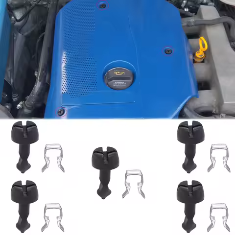 Car Engine Top Cover Turn Locking Screws Clips For Audi A4 1995 - 2008 A6 C4 A8 4D Skoda Superb 3U4 
