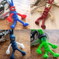 🔥Disney Marvel Spidean Key Hung Chain Movie Anime Figure Ironman Hulk Spider-Man Cartoon Dolls Backp