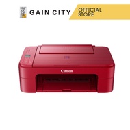 Canon Pixma Inkjet Printer E3370 Red | Wifi | Print | Scan | Copy | Air Print