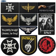 WarHammer 40K WarHammer 40K WarHammer Samurai Skull Embroidered Cloth Sticker Outdoor Bag Velcro Bad