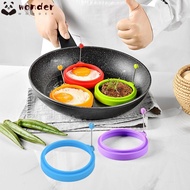 WONDER Egg Pancake Ring, Silicone Breakfast Omelette Fried Egg Molds, Kitchen Gadget Food Grade Roun