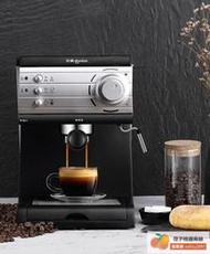 【限時免運】✅咖啡機 奶泡機 半自動 DL-KF6001咖啡機家用小型義式半全自動蒸汽式打奶泡