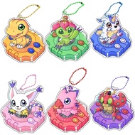 Digimon Adventure Agumon Gabumon Gatomon anime keychain transparent acrylic mica decorative model co