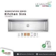 LEVANZO Workstation Series Kitchen Sink 15248SG