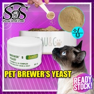 Pet Natural Premium Brewer Yeast Brewers Yeast Vitamin Bulu Kucing Vitamin Growth Booster Cat Dog