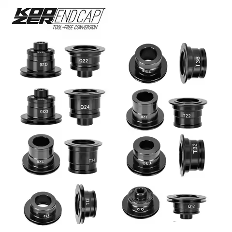 Koozer XM490 460 450 MTB & Road Bike Hub Endcaps Adapter Kit for 9x100/10x135/15x100 15x100 12x142mm