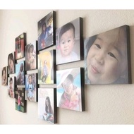 20x20 photo printing, package contains 6 photos + frame