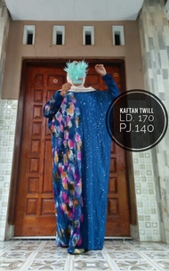 gamis twill ori jumbo ld 140 lebar bwh 3 meter(bahan twill ori lembut tebal tidak seperti bahan dast