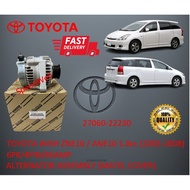 TOYOTA WISH ZNE10/ANE10 1.8cc (2005-2009) 6PK/4PIN/85AMP/METAL COVER ALTERNATOR ASSEMBLY OEM