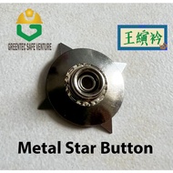 Metal Star Button for ESD Grounding cord Grounding wire esd mat ESD protection Antistatic floor mat