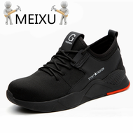 MEIXU Sneakers Safety Shoes Sports Shoes Men's Labor Insurance Shoes Steel Toe Work Safety Shoes Cas