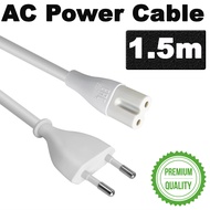 1.5m AC Power Supply Cable Cord Lead Wire Power Cord 2-Prong For xiaomi mi robot roborock air purifier S2 MAX smart fan mac mini