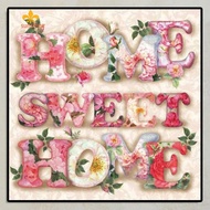 5D DIY Full Drill Diamond Painting Sweet Home Cross Stitch Embroidery Home Wall [anisunshine.sg]
