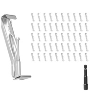 Rust-Resistant 20 Pcs 5 Inch Heavy-Duty Gutter Hangers Rain Gutter Hangers with A Pre Inserted Screw