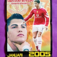 Kalender Jadul Tahun2005 BOLA cover CRISTIANO RONALDO Dkk