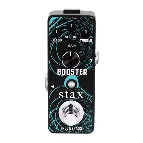 STAX LEF-318 Guitar Booster Pedal Pure Boost Effect Pedals Analog Pure Signal Amplification Sound En