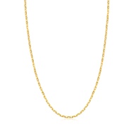 CHOW SANG SANG 999.9 24K Solid Gold Price-by-Weight Gold Anchor Chain Necklace for Women 09251N