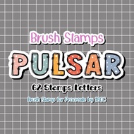 數碼 Procreate 的 Pulsar 信件
