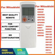 [6 Months Warranty] New Aircon Remote Control For Mitsubishi (Singapore) MT Replacement KM05E KM06E KM09G KD05D SG10 MSY-GE10VA GE13VA GE18VA GE24VA GE26VA MSXY-FN
