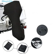 BACK2LIFE Boat Outboard Motor Cover, 420D Oxford Fabric Zipper Full Boat Motor Cover, Draggable Engi