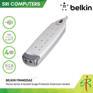 Belkin 4 Way Surge With Ariel Protection (2M) F9H402sa2M-MY [TWIN PACK]