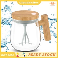 [CloudsMiles] Upgrade Electric High Speed Mixing Cup, 13.5oz/400ML Self Stirring Coffee Mug Waterpro